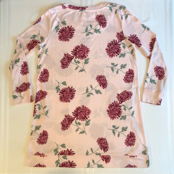 Kate Spade Blooming Mums Long Sleeve Comfy Night Shirt Size M - Picture 4 of 8